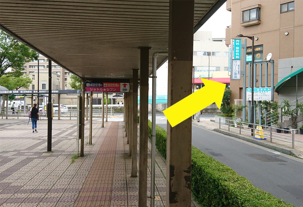 写真：駅前ロータリー